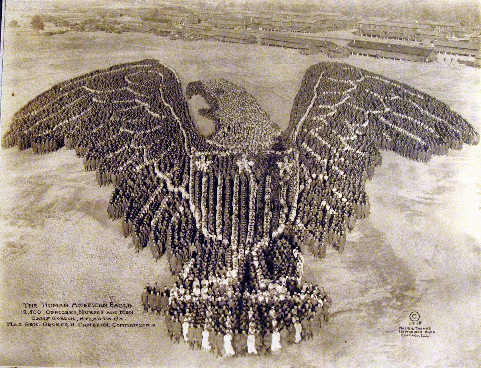 Pictures Formed by Thousands of US Soldiers during World War I (3).jpg
