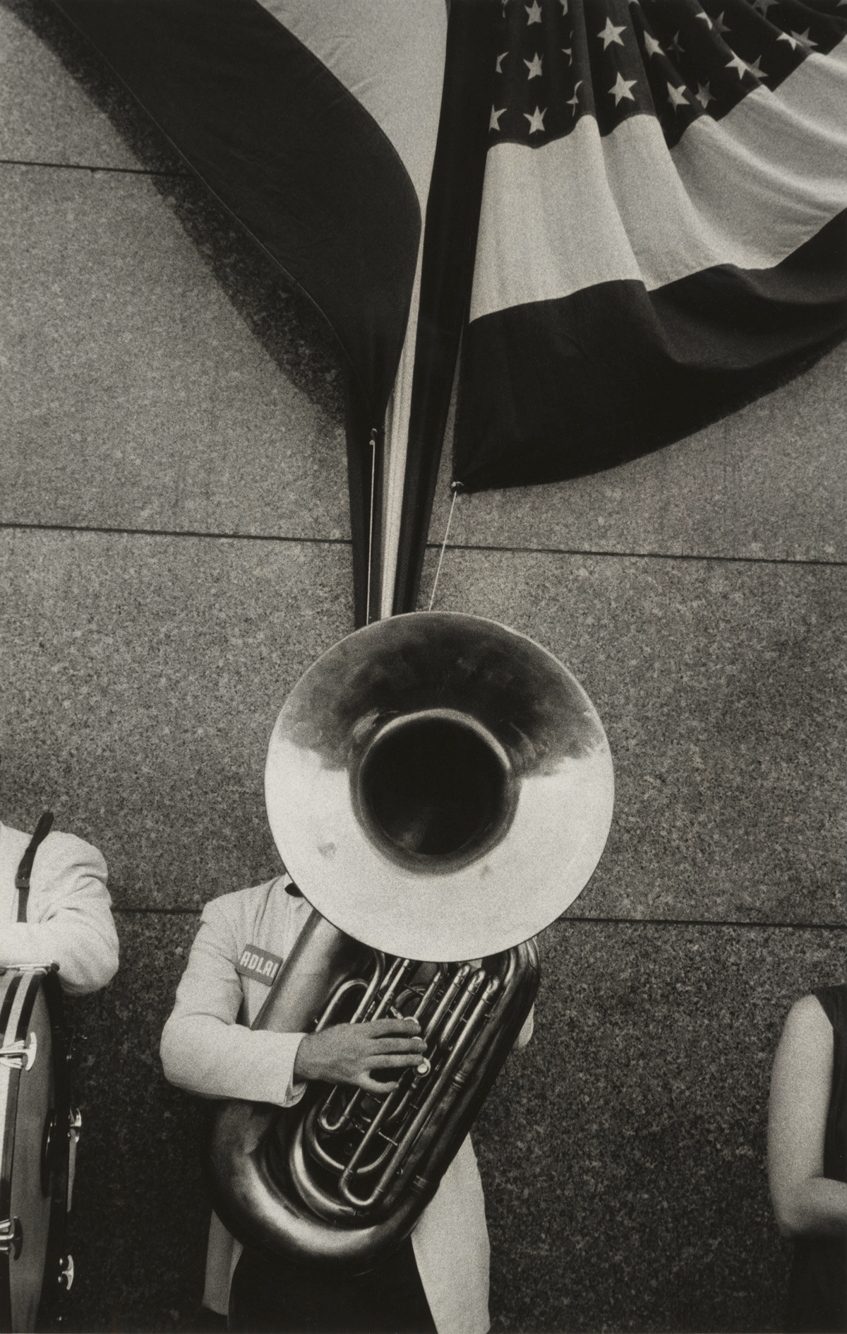 Robert Frank (American, born Switzerland, 1924)<br />Americans 58<br />Political rally – Chicago<br />1956<br />Gelatin silver print<br />Image: 59.1 x 36.5 cm (23 1/4 x 14 3/8 in.)<br />Betsy Karel<br />Photograph © Robert Frank, from The Americans