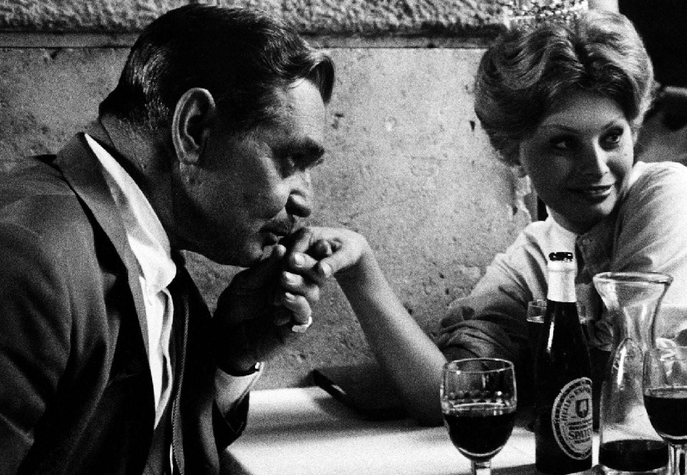 Fotó: Robert Lebeck: Clark Gable és Sophia Loren, Róma 1959 © Robert Lebeck