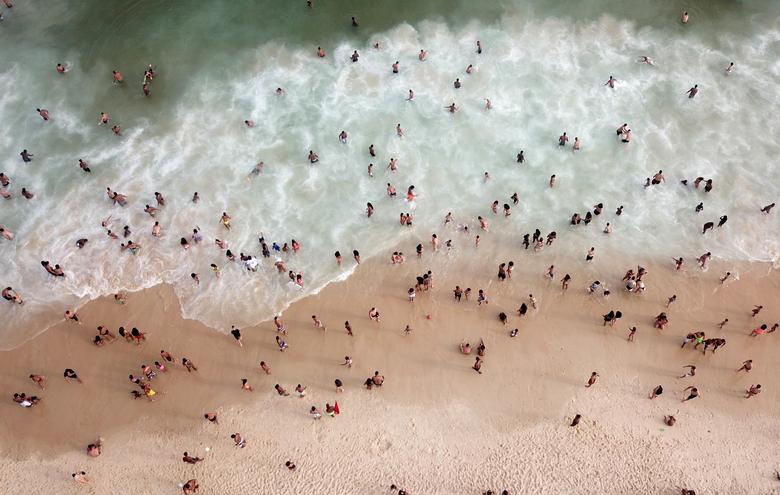 Fotó: Az Ipanema strand Rio de Janeiróban, 2020. szeptember 6-án. REUTERS / Pilar Olivares