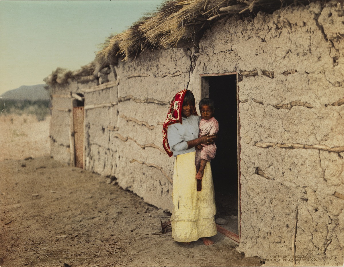 Fotó: Ismeretlen / Detroit Photo Company: Papago indiánok, 1902, kromolitográfia<br />Smithsonian American Art Museum, Gift of Mitchell and Nancy Steir