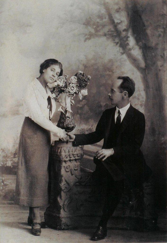 Fotó: Ismeretlen: Tina Modotti és Edward Weston, ‘Anniversary‘, Mexico, 1924