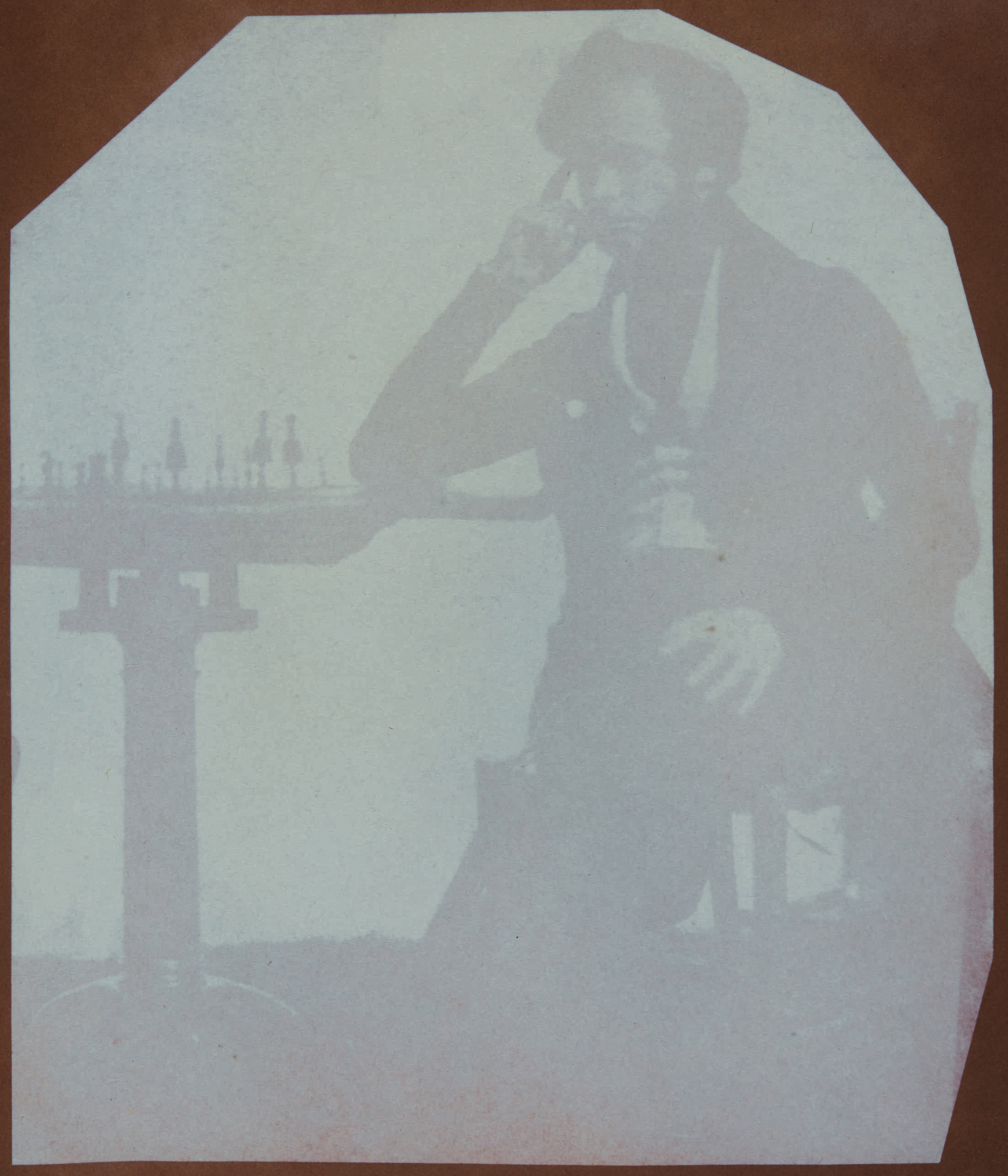 Fotó: William Henry Fox Talbot:<br />Nicolaas Henneman playing chess (Talbot’s assistant)<br />William Henry Fox Talbot Archive<br />Courtesy of Sotheby’s