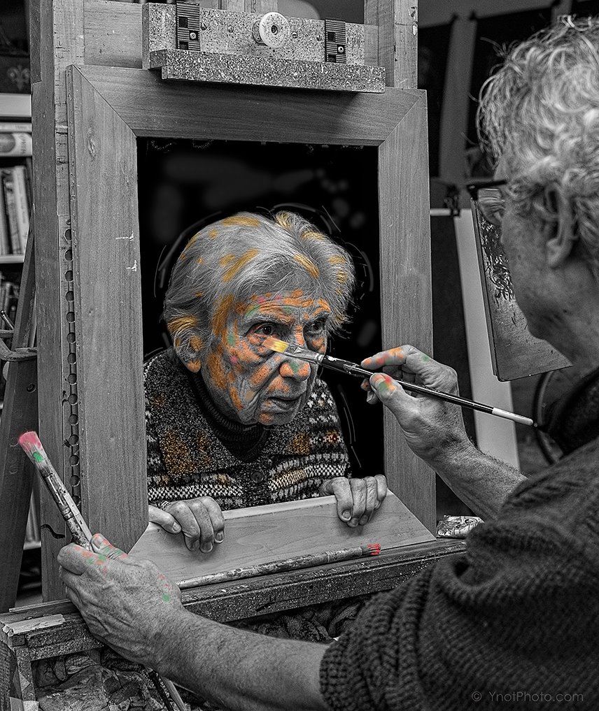 Fotó: © Tony Luciani<br /><br />Portré egy idős nőről