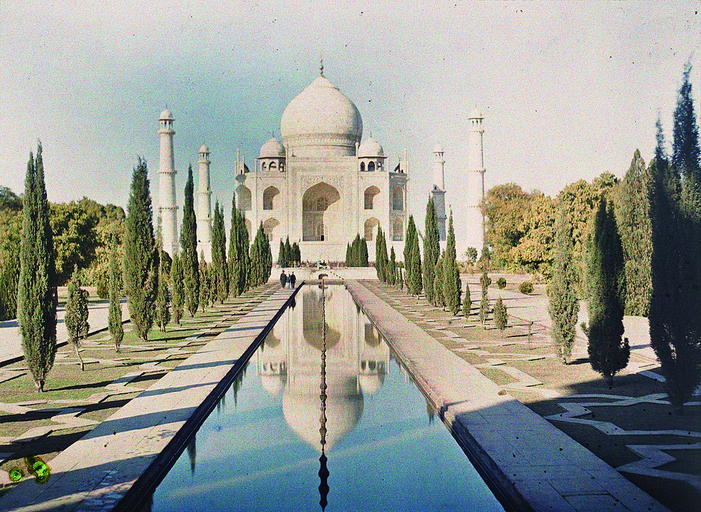 Fotó: Stéphane Passet: India, Taj Mahal, 1914 © Wikimedia Commons