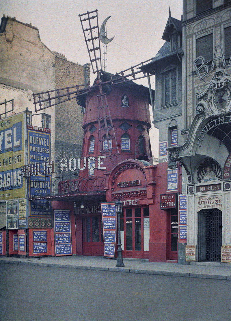 Fotó: Stéphane Passet: Moulin Rouge, Párizs, 1914 © Wikimedia Commons