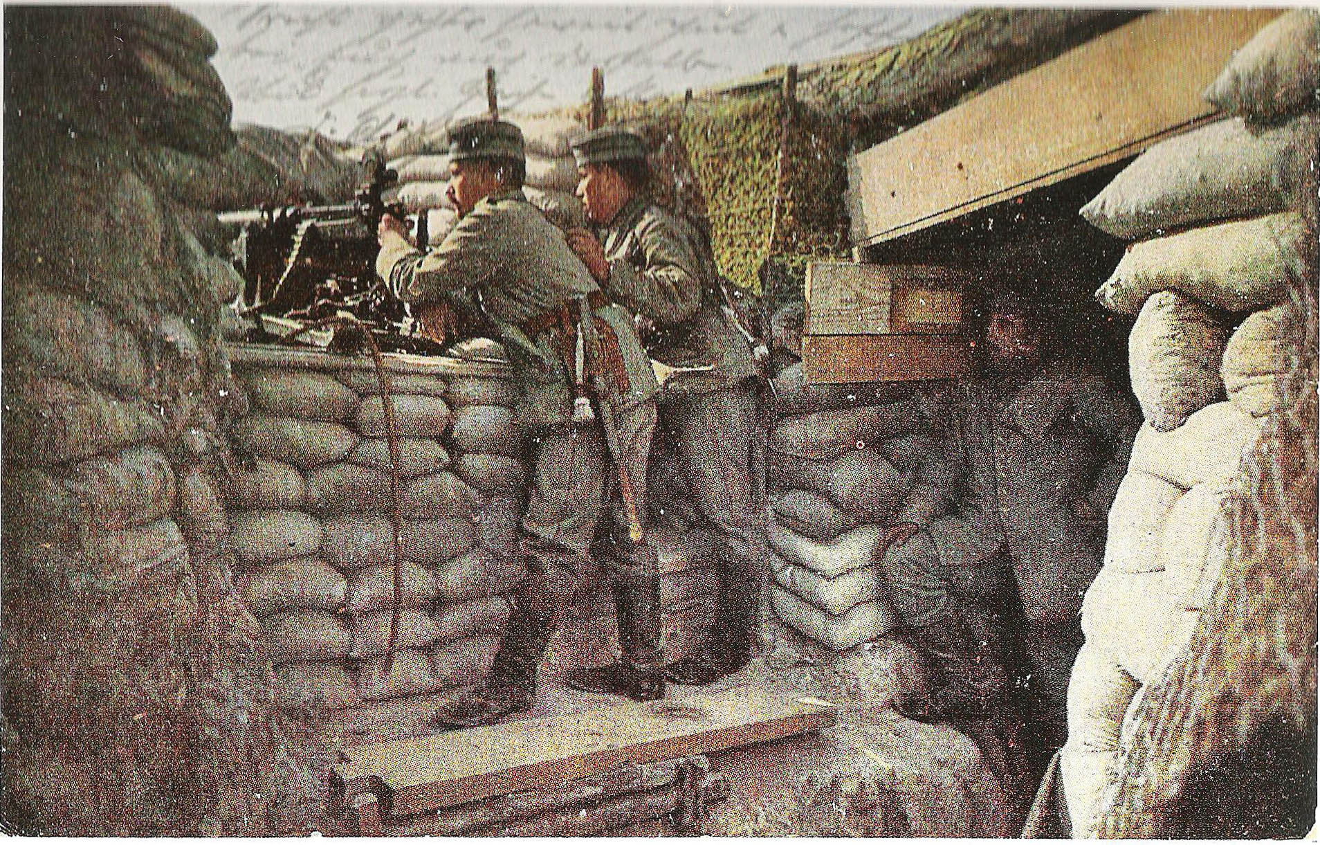 Fotó: Hans Hildenbrand: I. világháború, német csapat, 1915 © Wikimedia Commons