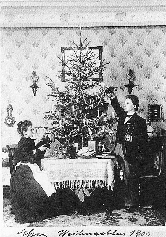 Fotó: Anna und Richard Wagner: Önarckép, 1900. karácsony © Heimatmuseum Charlottenburg