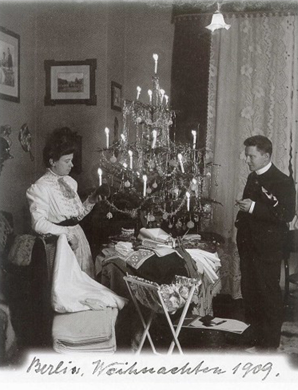 Fotó: Anna und Richard Wagner: Önarckép, 1909. karácsony © Heimatmuseum Charlottenburg