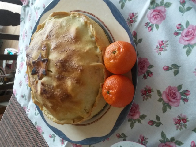 Angol almás pitetorta