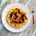Áfonyás sajttorta galette