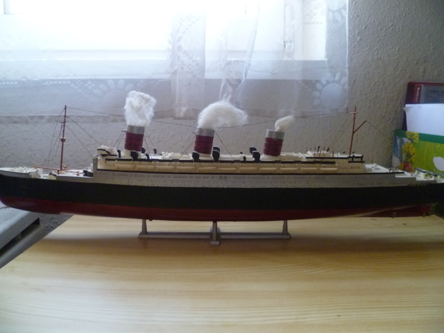 Queen Mary makett hajó - Cunard White Star Line (1936-1967)