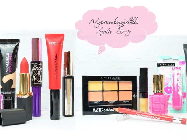 Születésnapi nyereményjáték - L'Oreal és Maybelline ajándékcsomagokért