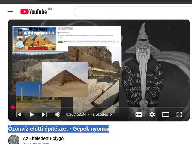 Özönvíz előtti építészet - Gépek nyomai