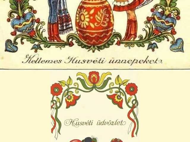 Kellemes Húsvéti Ünnepeket ! - magyar régi képeslapok