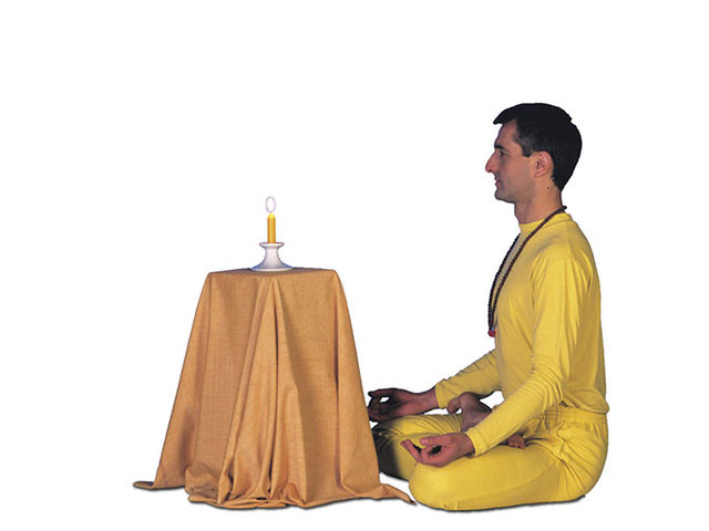 Trataka jóga - Gyertyaláng Meditáció -