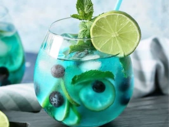 Blue Curacao Mojito