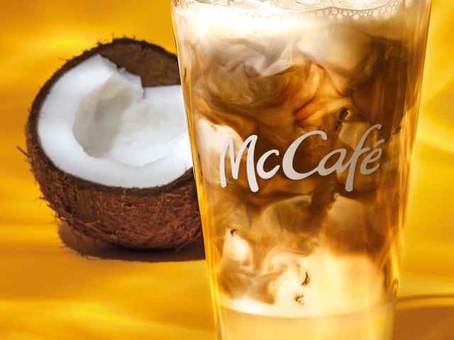 Kókusz Latte kávé - Jégkockával