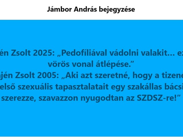 Semjén Zsolt (2005 versus 2025)
