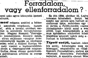 Így írt '56-ról Pozsgay Imre – 1957-ben