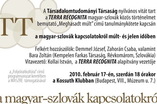 Programajánló: szlovák-magyar kapcsolatok