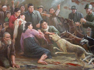 Te sátánian gonosz Amerika - Propaganda festmények Észak-Koreából