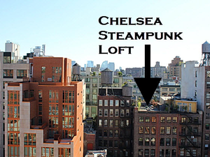 Steampunk loft Manhattanben
