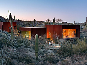 Kaktuszok, végtelenség, intimitás... - Desert Nomad House: Tucson / Arizona