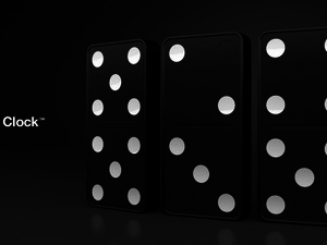 Domino Clock™  by Carbon Design