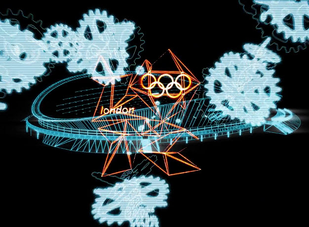 London 2012 Olympic 'Velodrome' - Animation by Chemical Brothers + Crystal CG