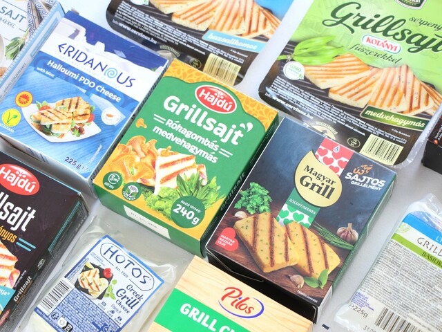 Nagy zöldfűszeres grillsajt teszt