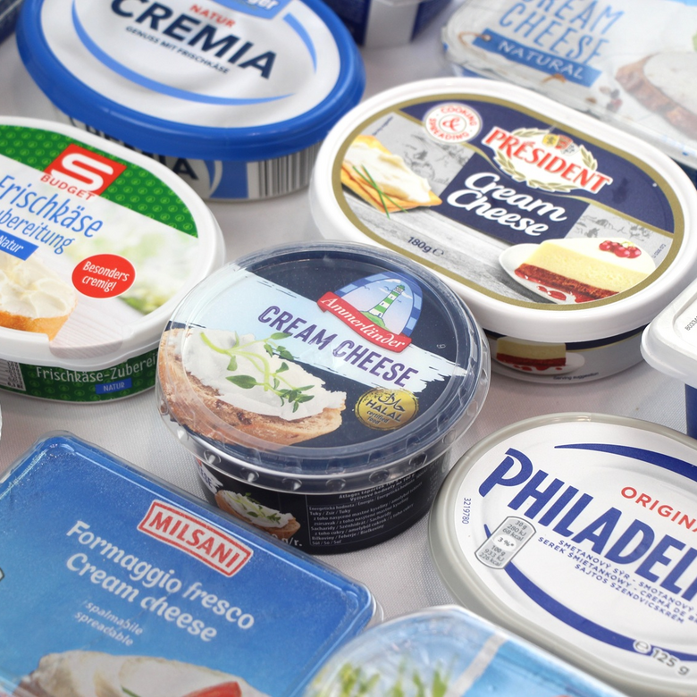 Nagy natúr krémsajt teszt