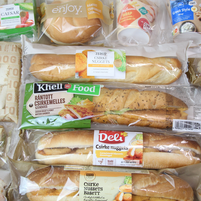 Nagy csirkés szendvics