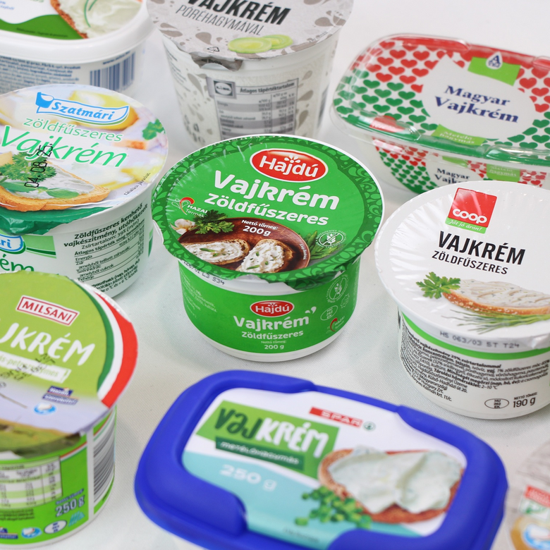 Nagy zöldfűszeres vajkrém teszt
