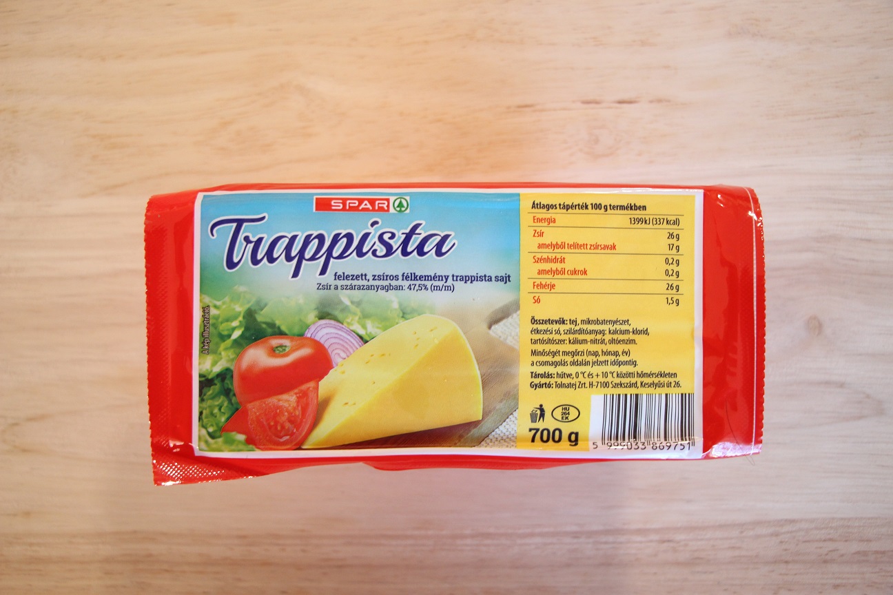 Kalória Trappista Sajt