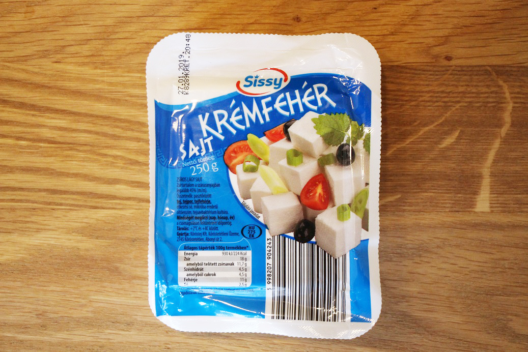 Krémfehér Sajt Kalória Lidl