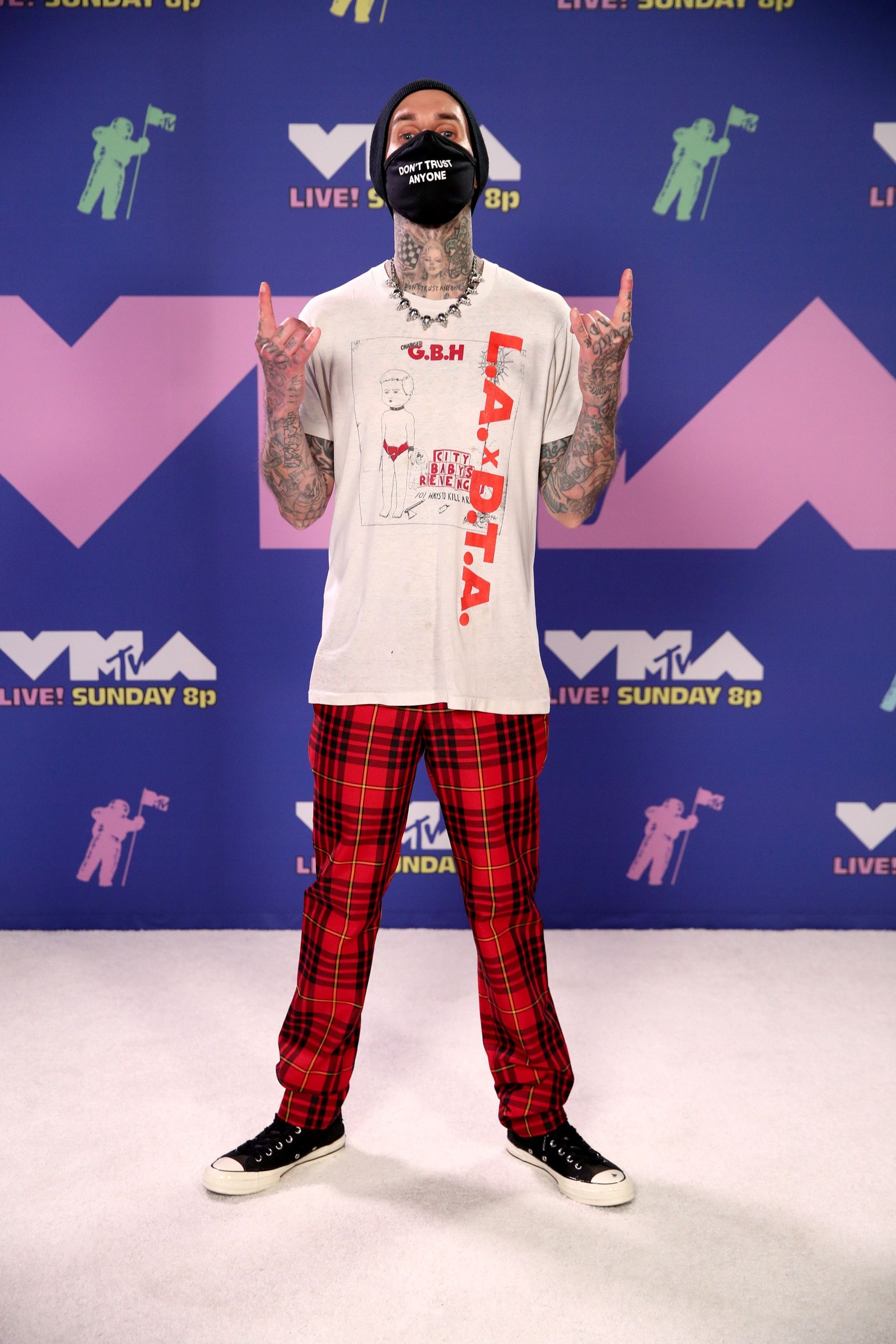 A Blink 182 punkja, Travis Barker - Getty Images for MTV