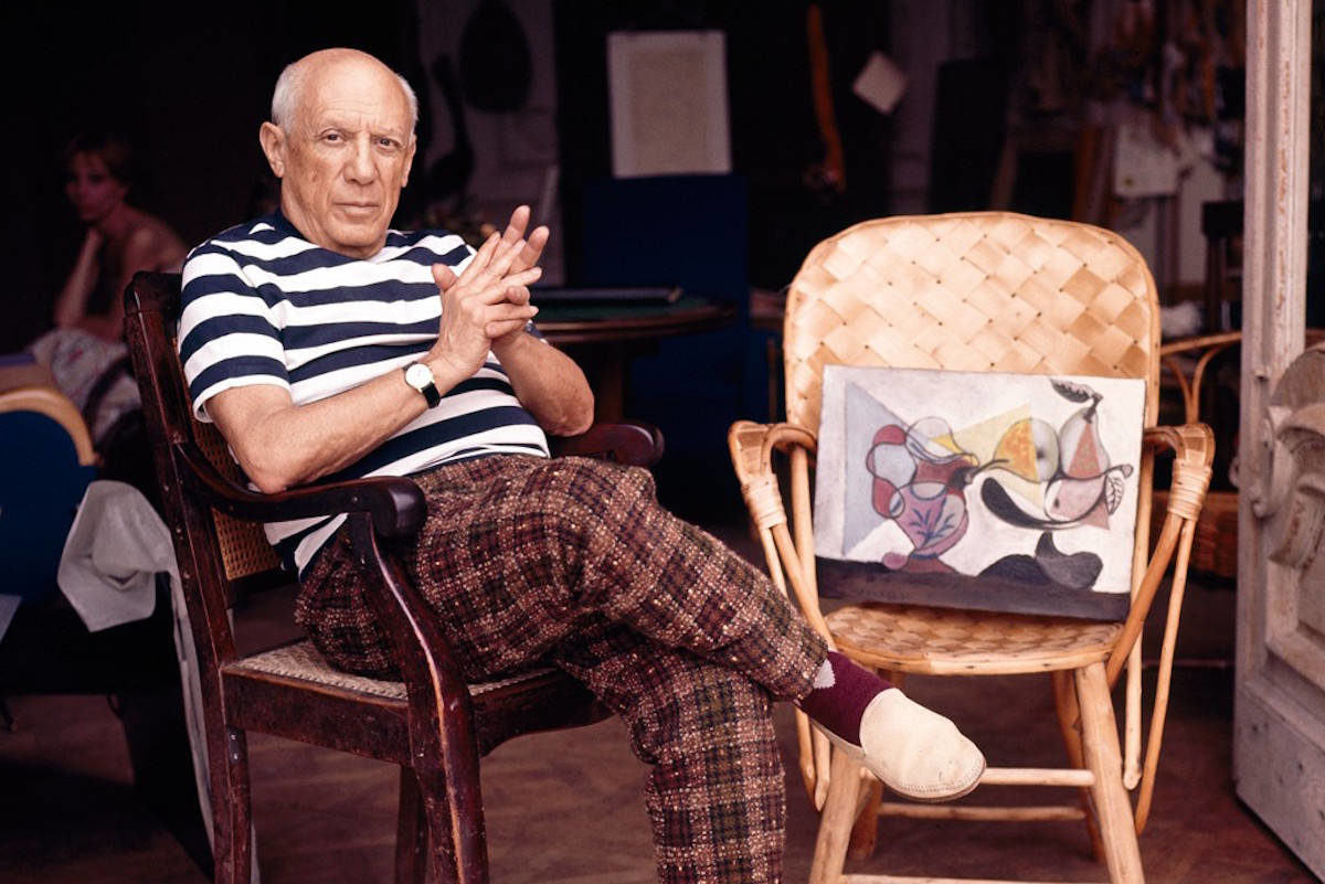 Pablo Picasso is merészen kombinált