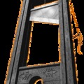 A Guillotine alatt... s lőn feje a porba hulla...