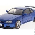 Előfoglalható a SOLIDO NISSAN - SKYLINE GT-R (R34) 1:18 modell két féle kivitele