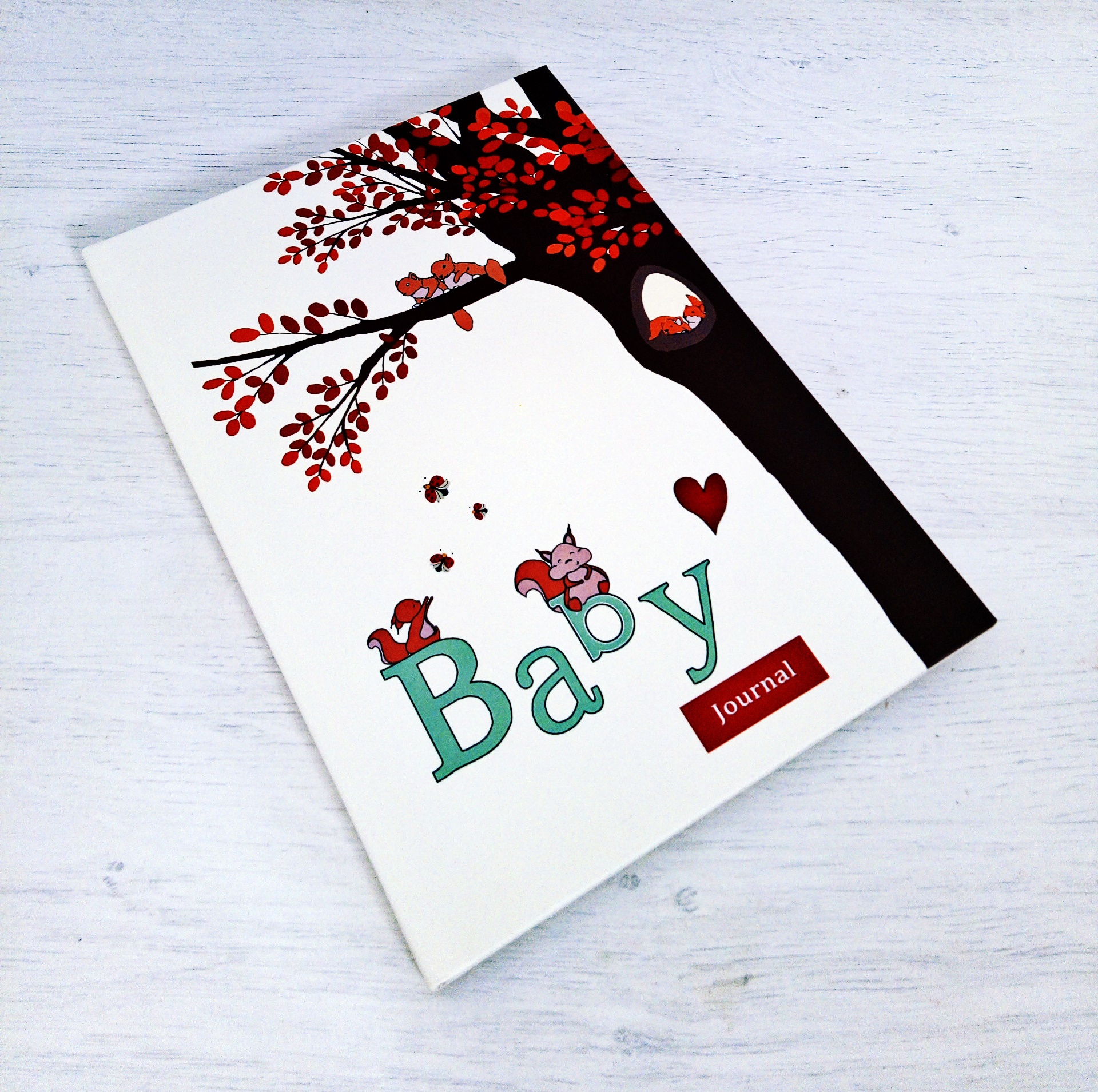 ANGOL babanapló - mókusos - Baby Journal / English