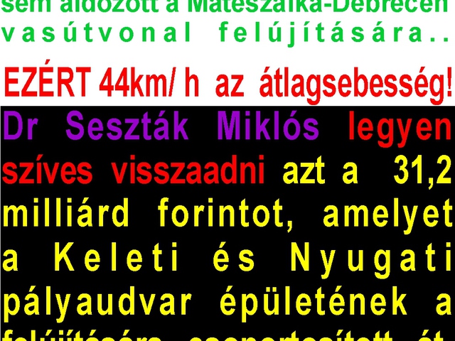 Kérjük vissza a 31,2 milliárd forintot!