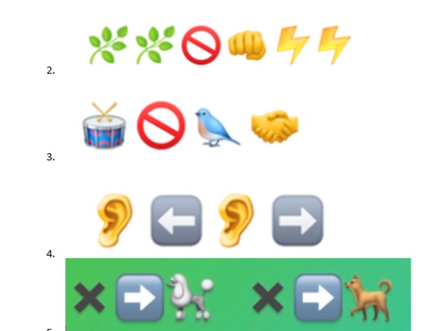 Közmondások emojival
