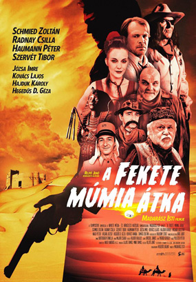 A Fekete múmia átka című film plakátja