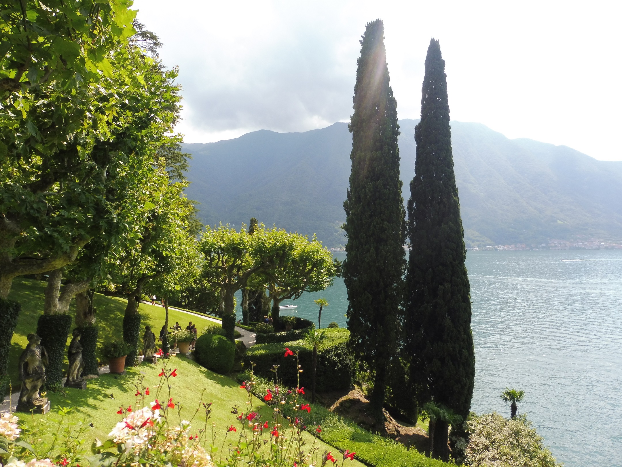 A Villa del Balbianello parkja