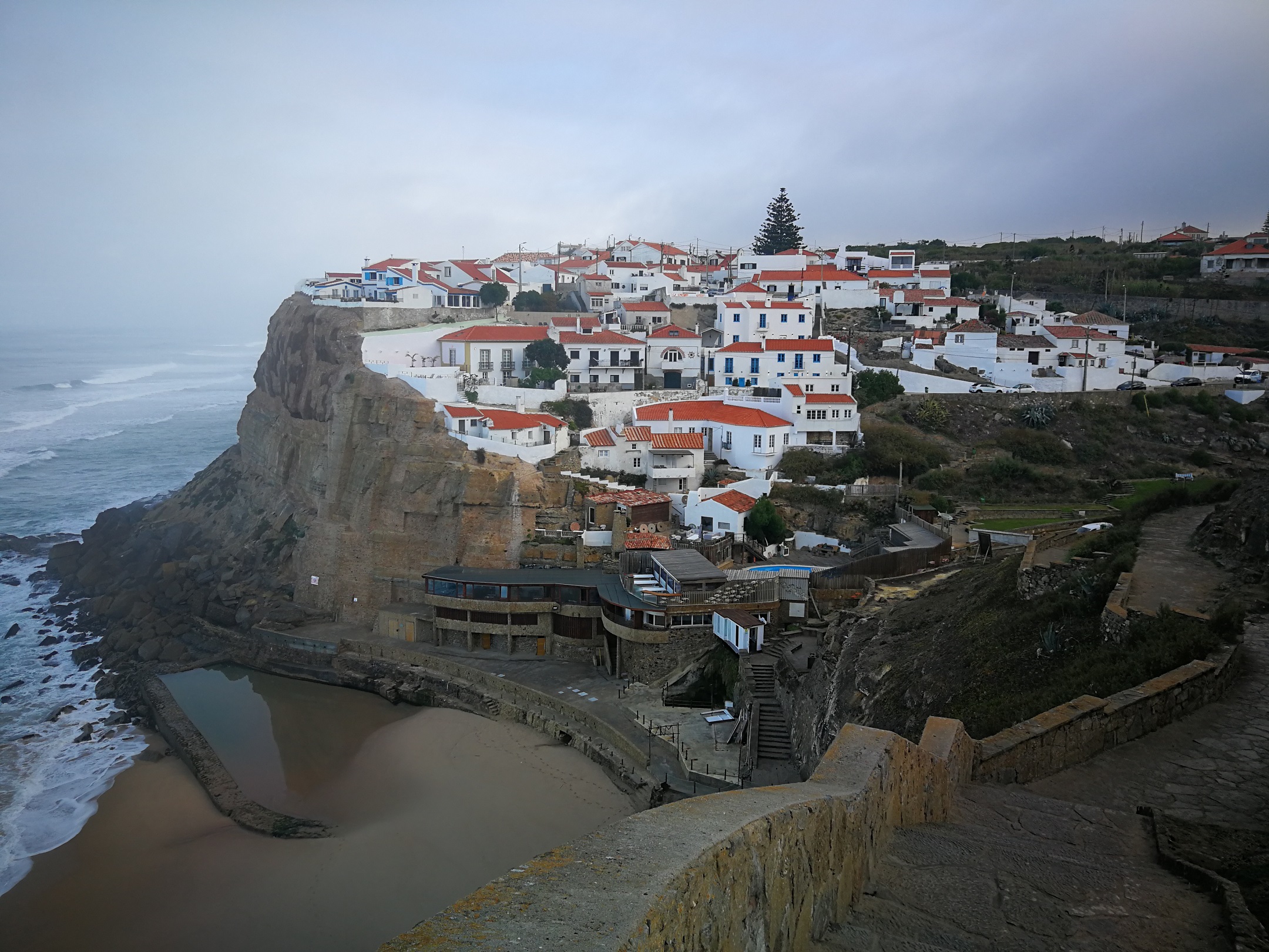 Azenhas do Mar, a kis természetes medencével