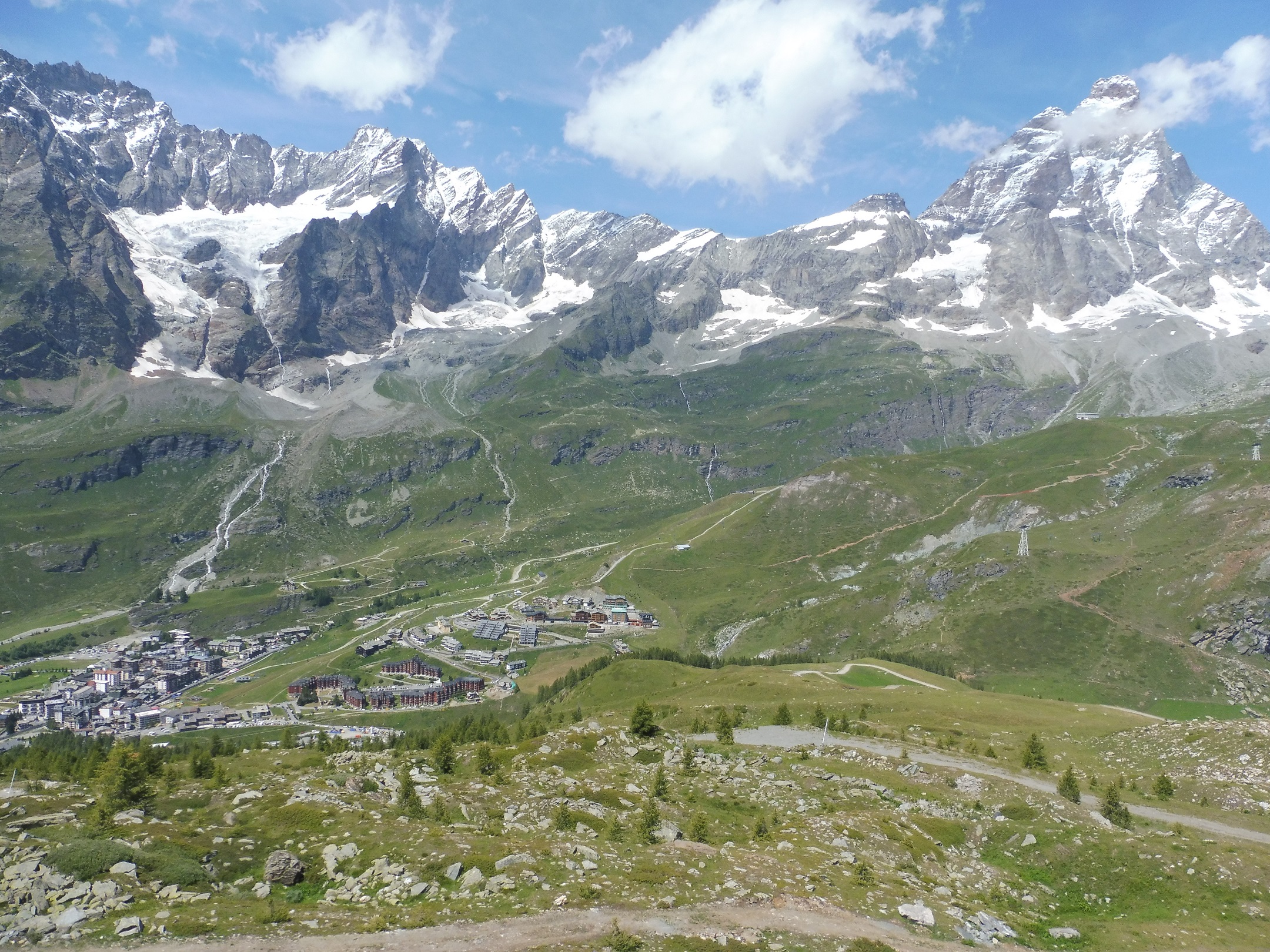 Breuil-Cervinia látképe