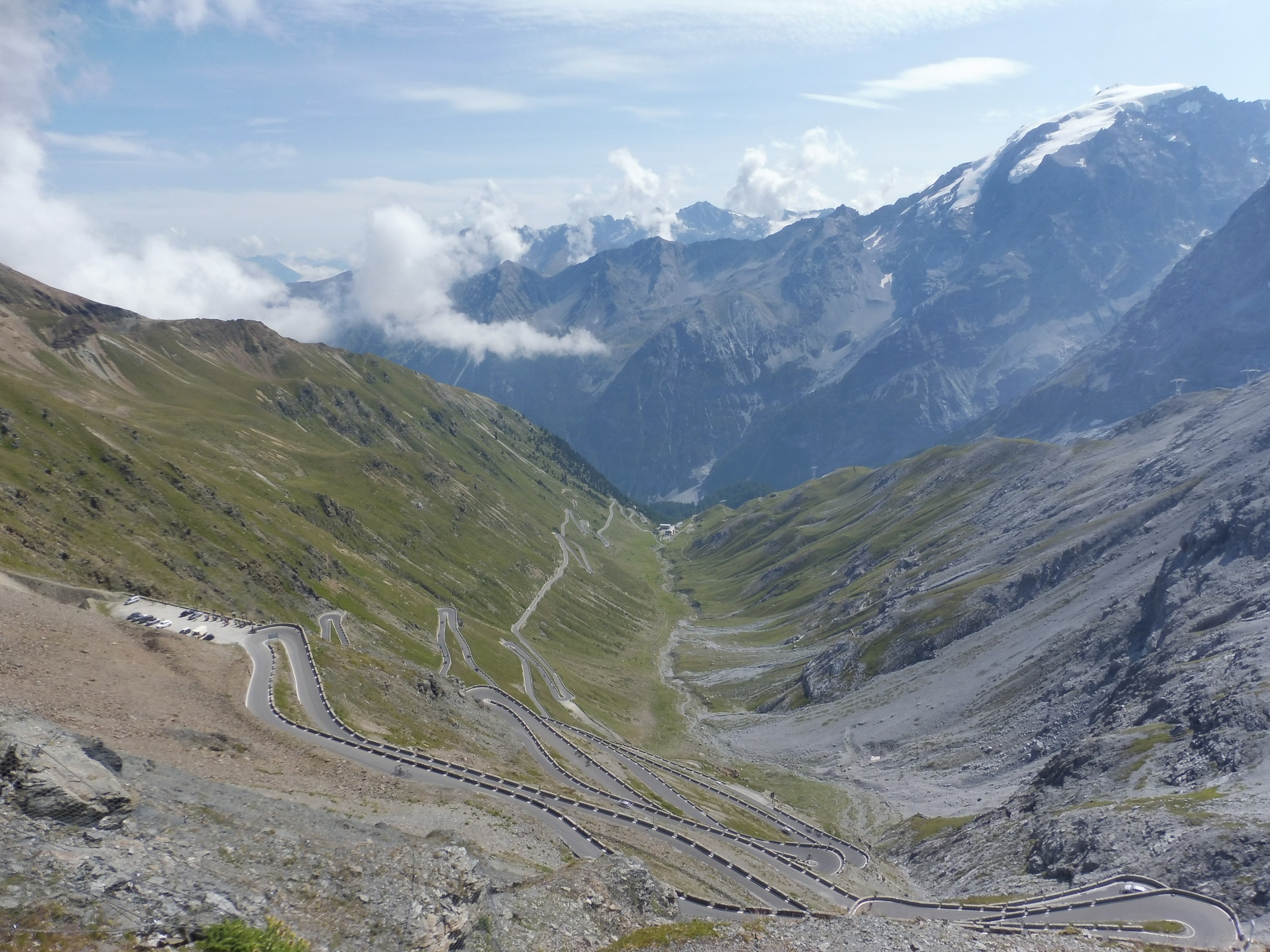 A Stelvio nyugati lejtője, Trafoi irányába