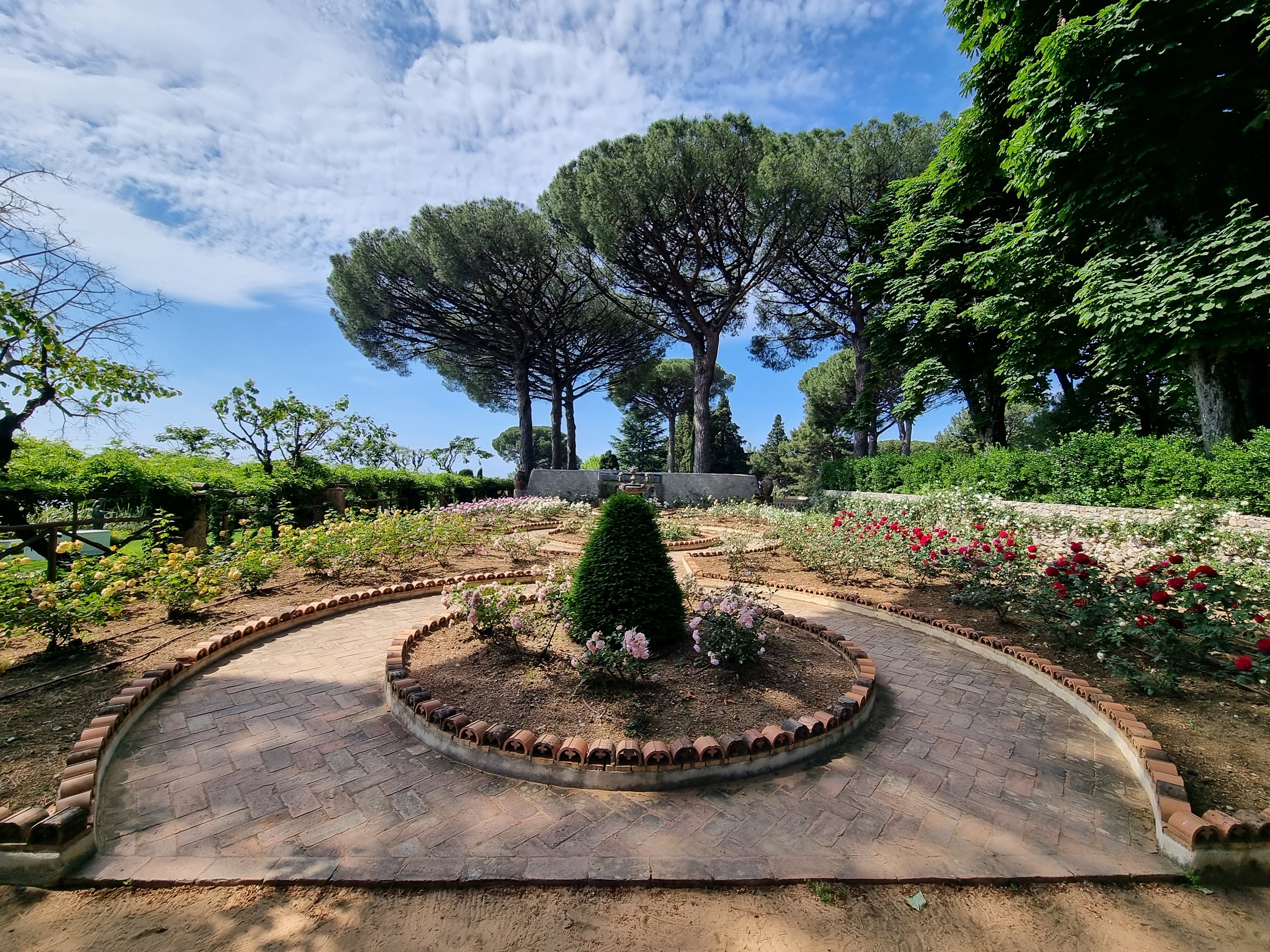 A Villa Cimbrone parkja