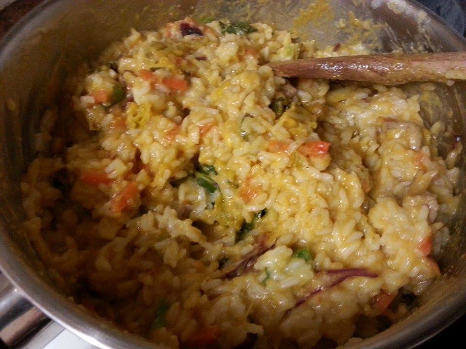 Első itteni főzésem, korma szószos rizseshusi zöldségekkel